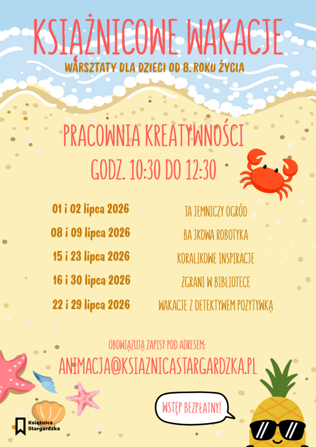 WAKACJE W KSIĄŻNICY
